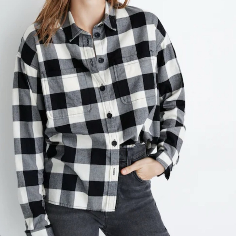 buffalo check flannel shirt